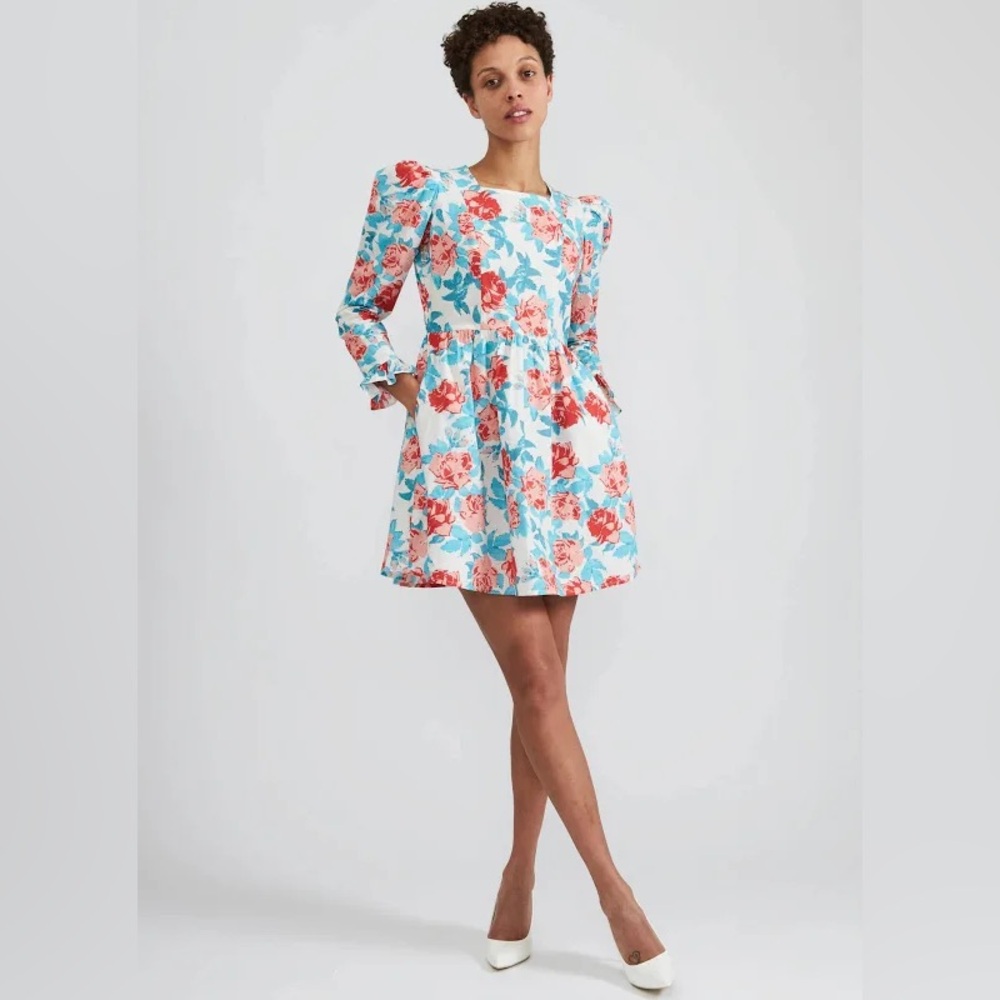 Floral Long Sleeve Dress Batsheva